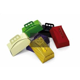 Süteményes doboz 15x22cm 50db/cs szöglet arany