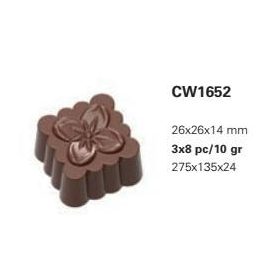 1652 Bonbon forma 10gr 26x26x14mm