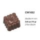 1652 Bonbon forma 10gr 26x26x14mm