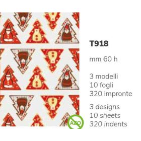 T918 Csokoládé sablon SantaClau 320db/cs