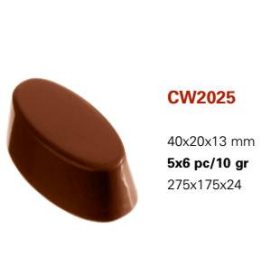 2025 Bonbon forma praliné 10gr 40x20x13mm