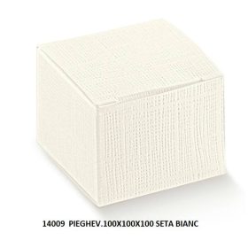 14009 Bonbon doboz seta bianco 10x10x10mm