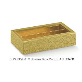 133631 Bonbon doboz pelle orol 2 sor átlátszó 145x75x35mm