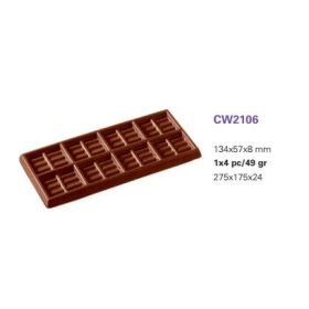 2106 Bonbon forma tábla 49gr 134x57x8mm