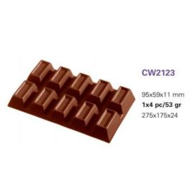 2123 Bonbon forma tábla 53gr 95x59x11mm