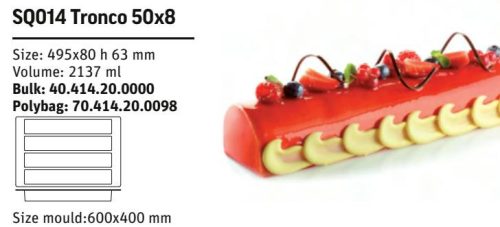 SQ014 Szilikon forma TRONCO