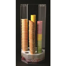 Plexi Tölcsértartó 9-es viztiszta TTV9