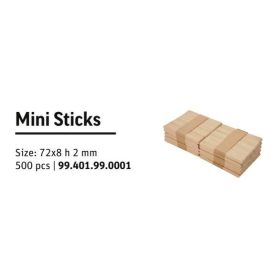 Jégkrémpálcika MINI 72x8x2mm 50db/csomag