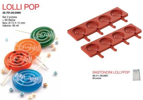 LOLLI POP szilikon nyalóka forma