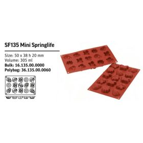 SF135 Szilikon forma MINI SPRINGLIFE