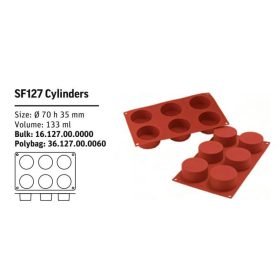 SF127 Szilikon forma CYLINDERS