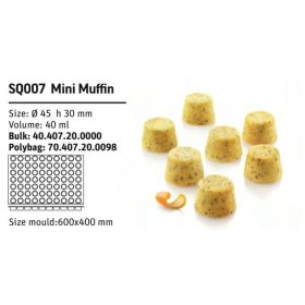 SQ007 Szilikon forma MINI MUFFIN