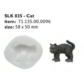 SLK035 Cukor és marcipán mintázó forma CAT