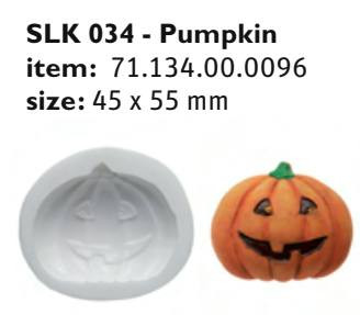 SLK034 Cukor és marcipán mintázó forma PUMKIN