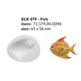 SLK079 Cukor és marcipán mintázó forma FISH