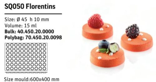 SQ050 Szilikon forma FLORENTINS