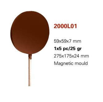 2000L01 Bonbon forma mágneses lollipop 5x25gr