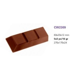 2309 Bonbon forma bar 16gr 63x23x12mm