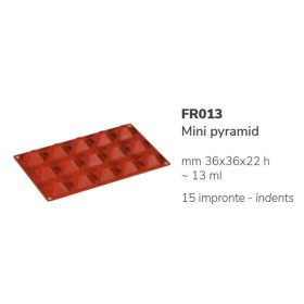 FR013 Szilikon forma MINI PYRAMID