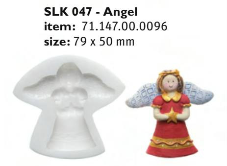 SLK047 Cukor és marcipán mintázó forma ANGEL