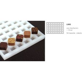 LS02 Szilikon praliné forma négyzet