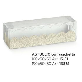 115610 Macaron doboz pelle bianco astuccio+vasch 13861