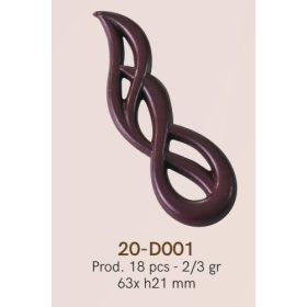 20-D001 Csokoládé sablon 18db/forma