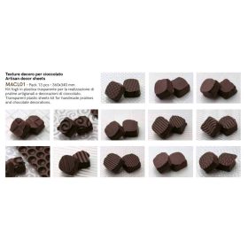 MACL01 Csokoládé mintázó lap szett