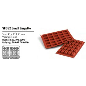 SF092 Szilikon forma SMALL LINGOTTO