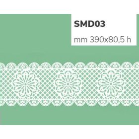 SMD03 Cukorfátyol csipkeforma 39x80cm