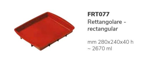 FRT007 Szilikon forma RECTANGULAR