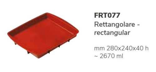 FRT077 Szilikon forma RECTANGULAR