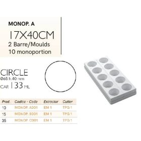 MONOP A001 Desszert forma kerek 10db/f