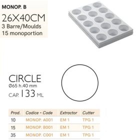 MONOP B001 Desszert forma