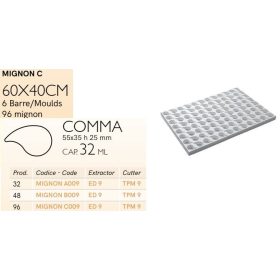MIGNON C009 Mignon forma ív csepp 96db/f