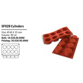 SF028 Szilikon forma CYLINDERS