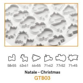 GTB03 Kiszúró keret karácsonyi