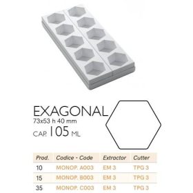 EM3 Desszert kitoló hexagon