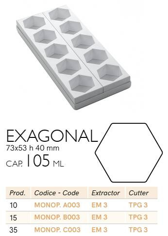 EM3 Desszert kitoló hexagon