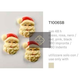 T10006 Csokoládé sablon mikulás 10fólia