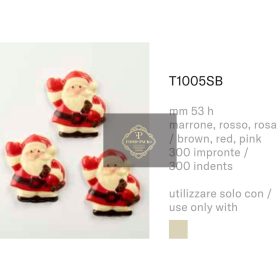 T1005 Csokoládé sablon mikulás