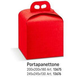 13675 Diszdoboz seta rosso panettone