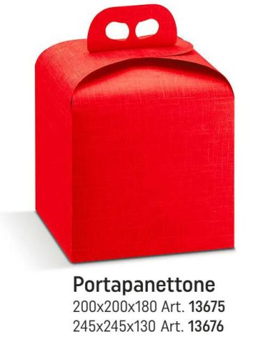 13675 Diszdoboz seta rosso panettone