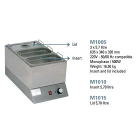 M1005 Csokoládé melegentartó 3x5,7 l