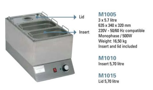 M1005 Csokoládé melegentartó 3x5,7 l