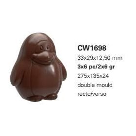 1698 Bonbon forma 9x12gr.pingvin