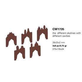 1735 Bonbon forma* 24x0,75gr. skyline