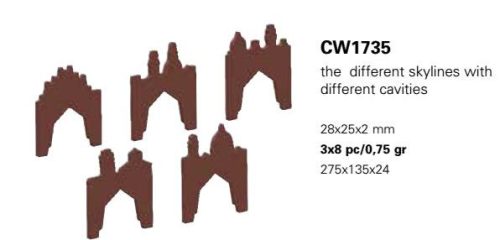 1735 Bonbon forma* 24x0,75gr. skyline