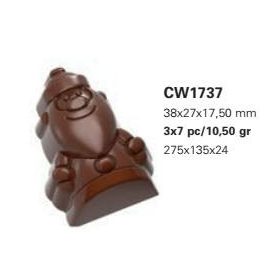 1737 Bonbon forma 21x10,5gr. mikulás