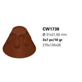 1738 Bonbon forma* 21x10gr. vulkán